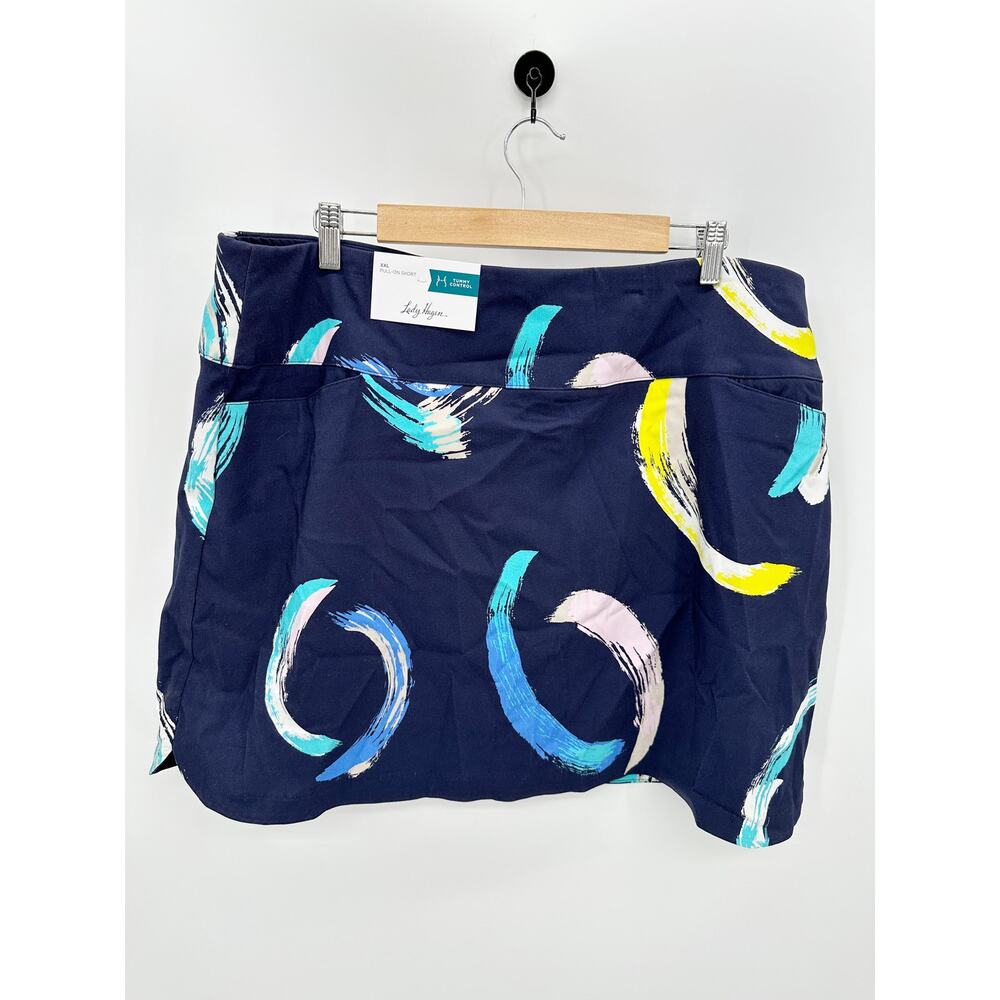 Lady Hagen Skort Women XXL NWT Navy Blue Tummy Control Tennis Golf Pickleball